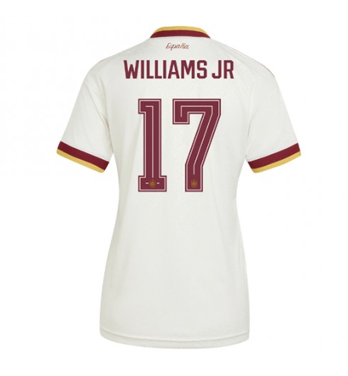 Espanja Nico Williams #17 Vieraspaita Naisten MM-kisat 2026 Lyhythihainen Espanja Nico Williams #17 Vieraspaita Naisten MM-kisat 2026 Lyhythihainen